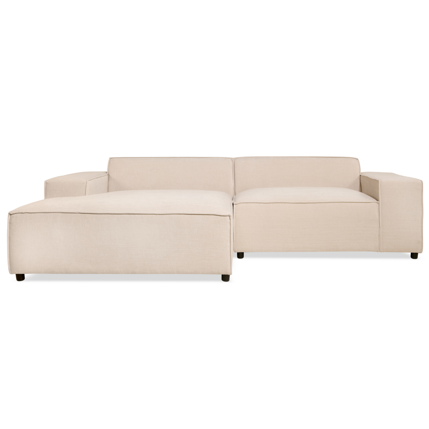 Hoekbank Lara - Stof Beige Links
