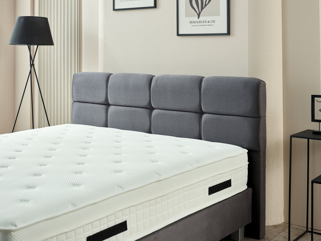 Boxspring Vida Velvet Antraciet 160x200
