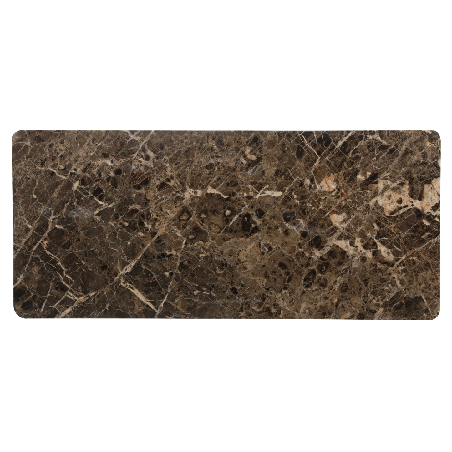 Bovenblad Tv meubel Dallas Bruin Marmer 165 cm