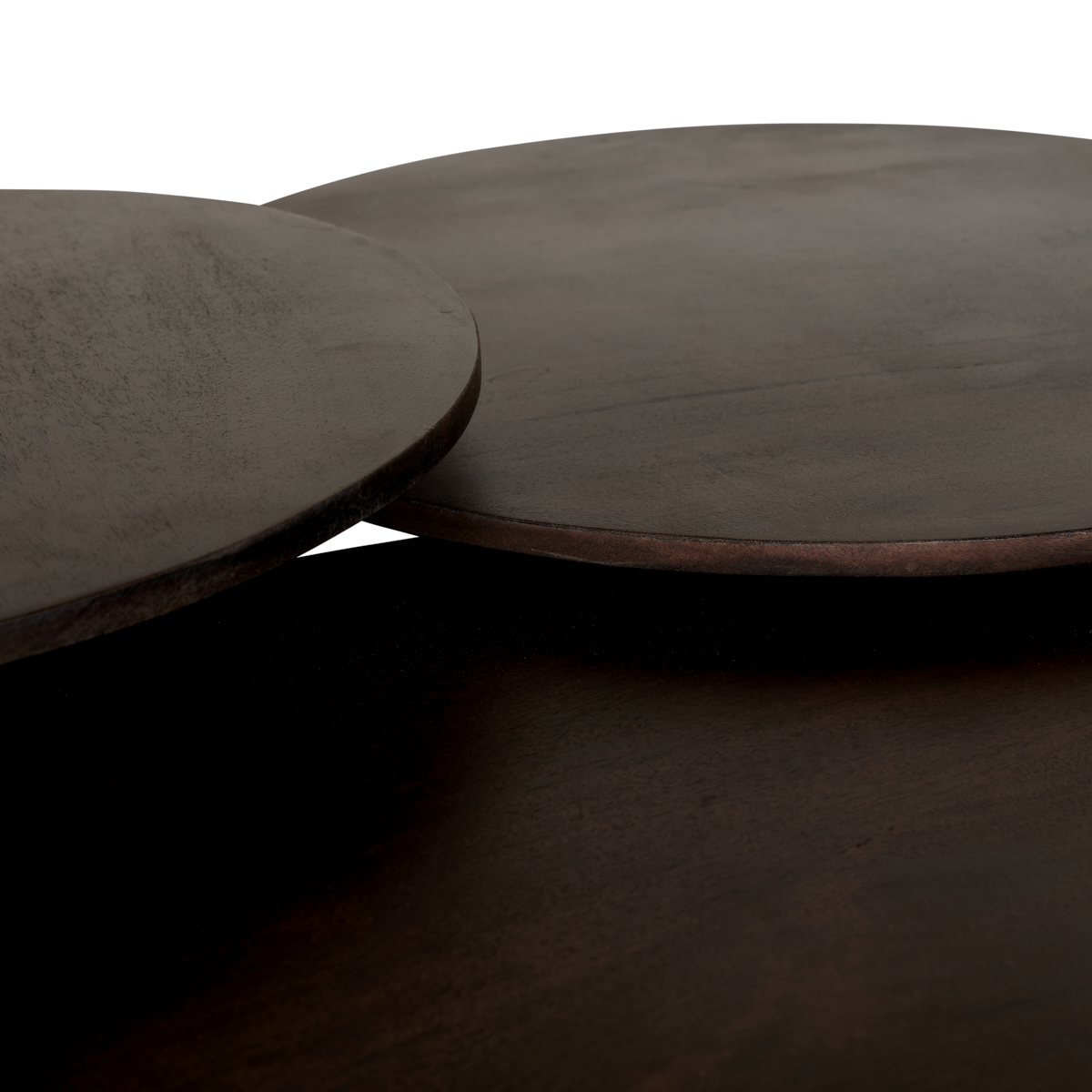 Mokka Bijzettafel Donkerbruin Ø60cm