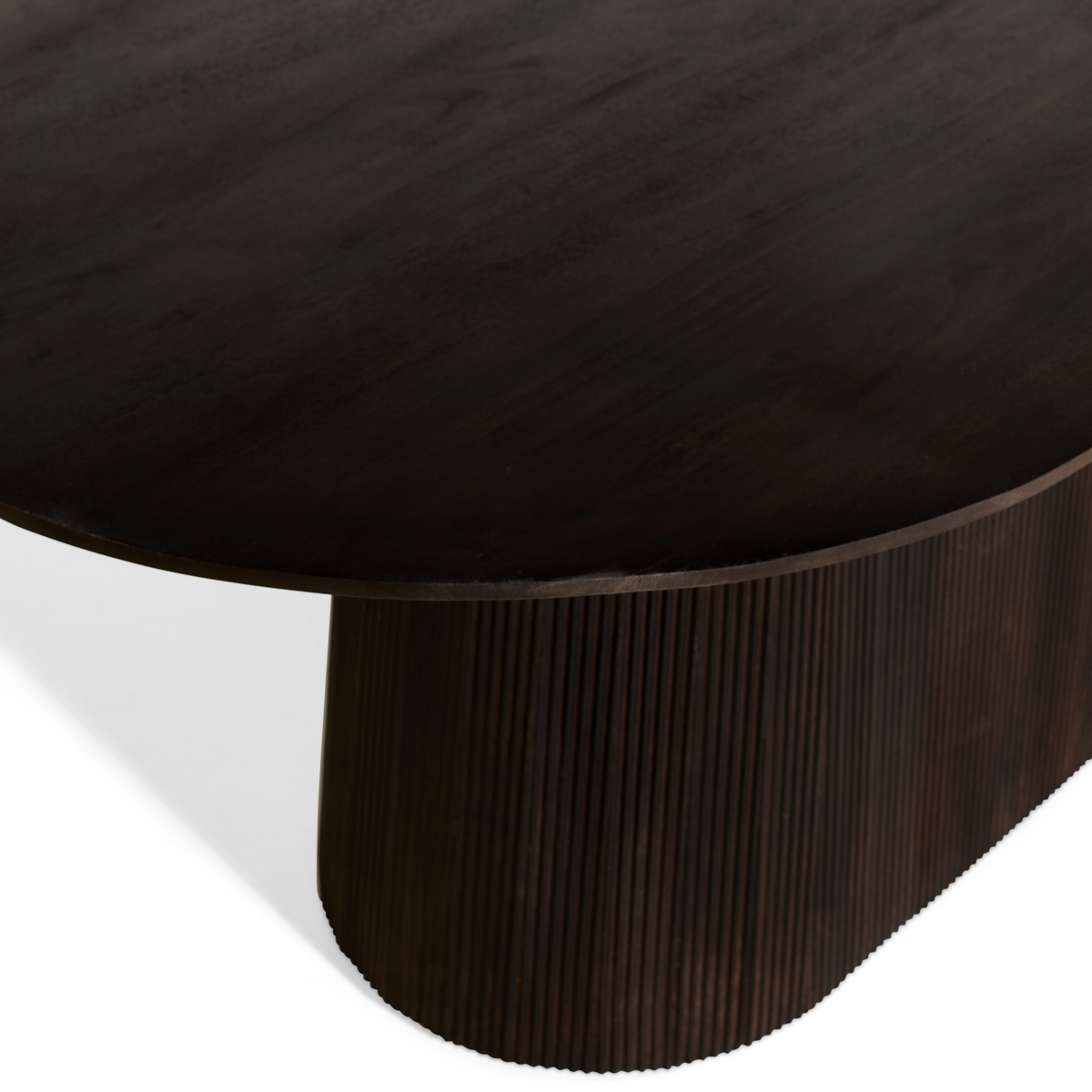Mokka Eettafel Donkerbruin 200cm