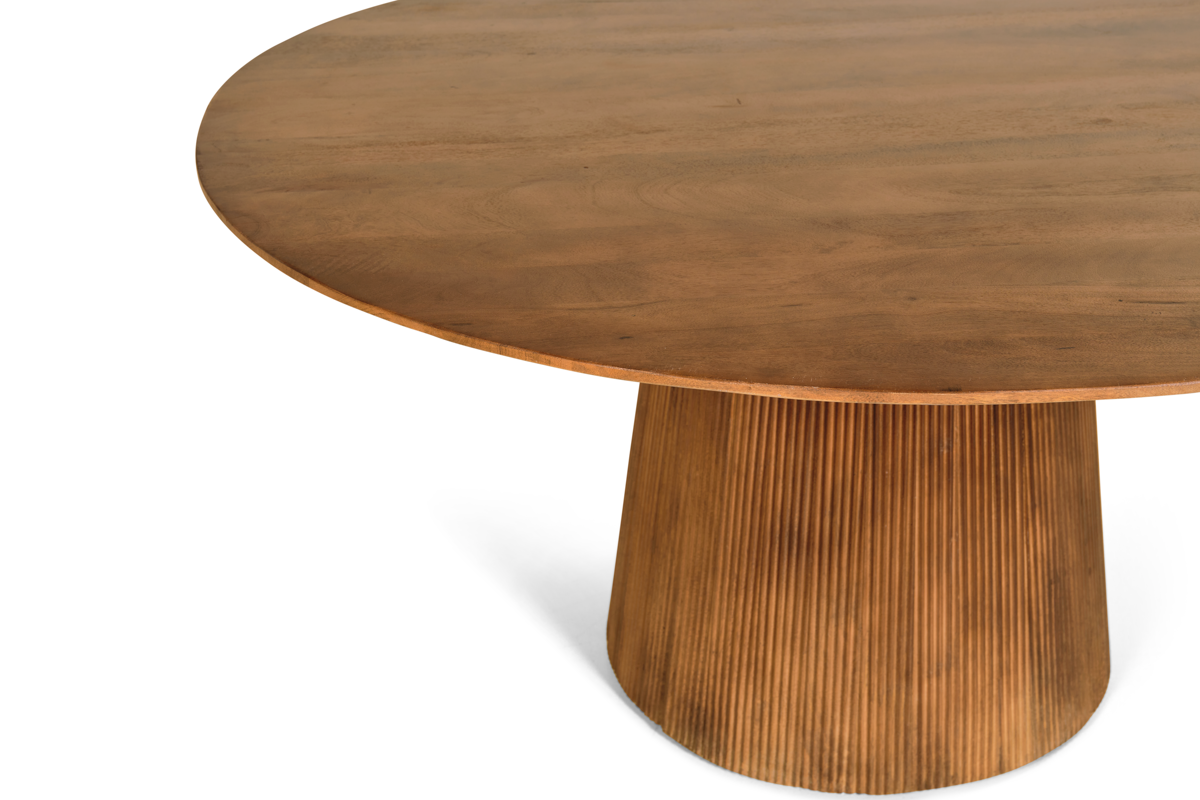 Mokka Ronde Eettafel Lichtbruin - Ø150cm