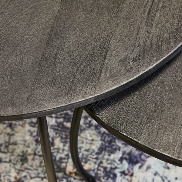 Salontafel Coco Black | 70 cm | Set van 2