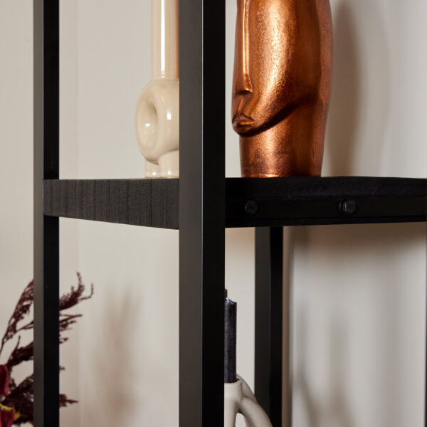 Boekenkast Boaz Black | 55 cm div modellen