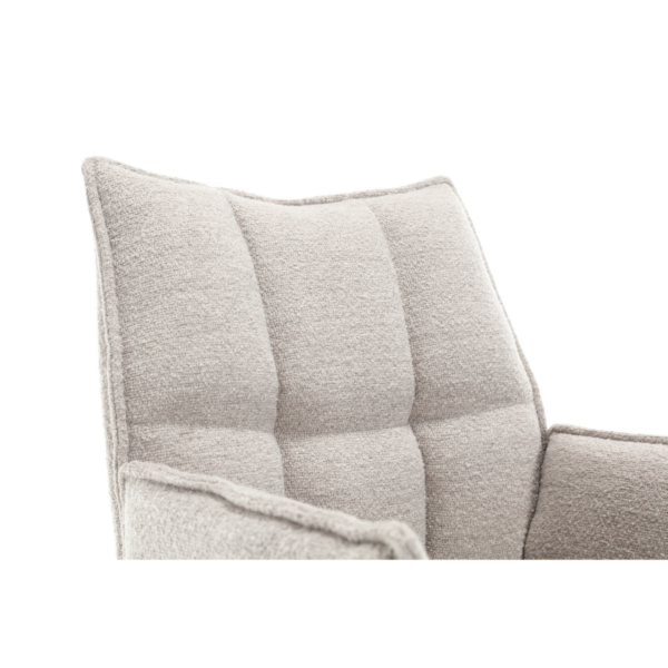 Eetkamerstoel Yuni | Naturel | Met armleuning