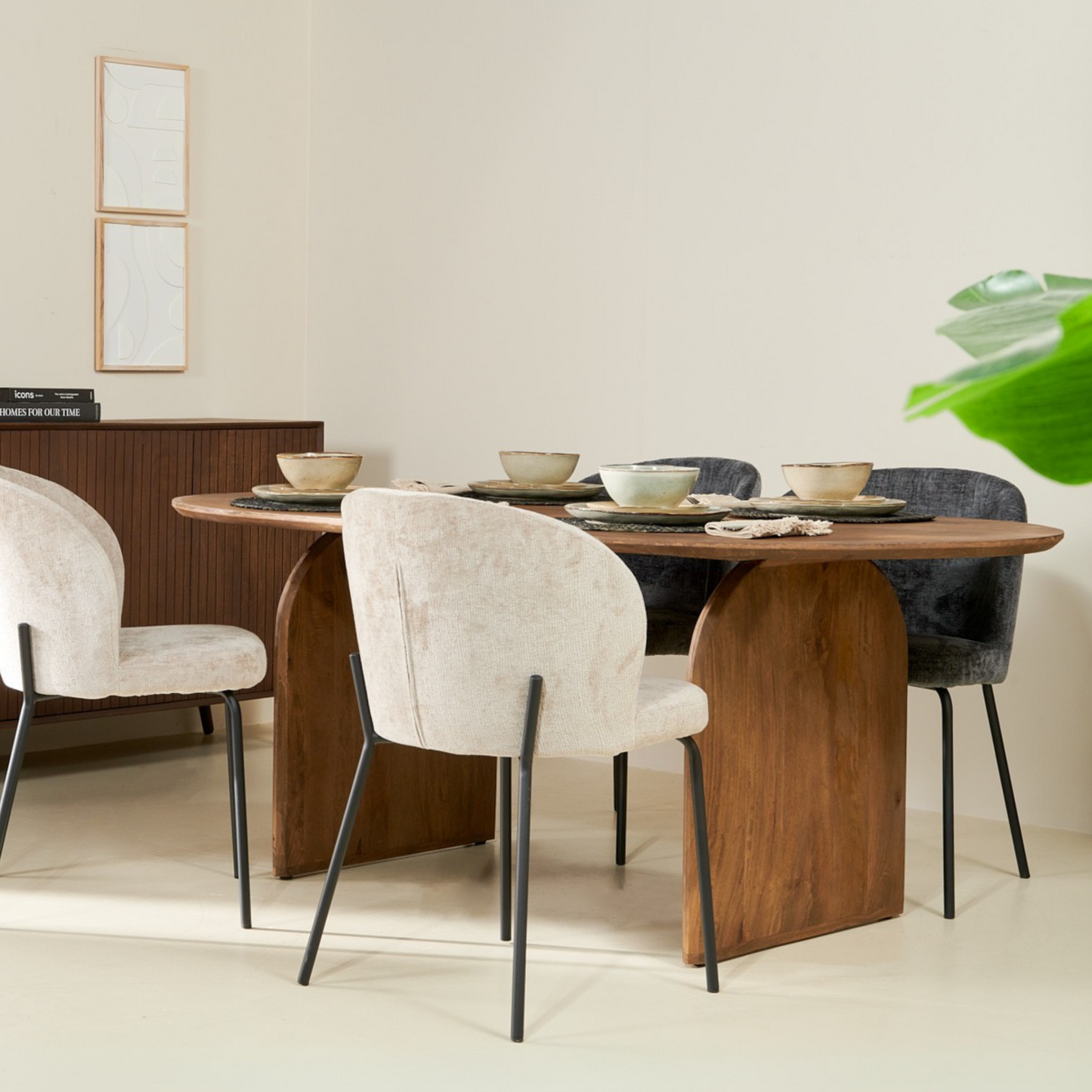 Bella Eettafel Naturel - 200cm
