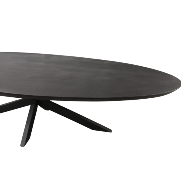 Eettafel Brandy Black Ovaal