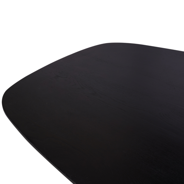 Eiken eettafel Ferris | Deens Ovaal | Zwart