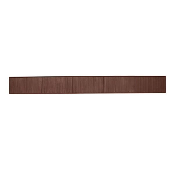 Zwevend tv meubel Madison Walnut | div maten