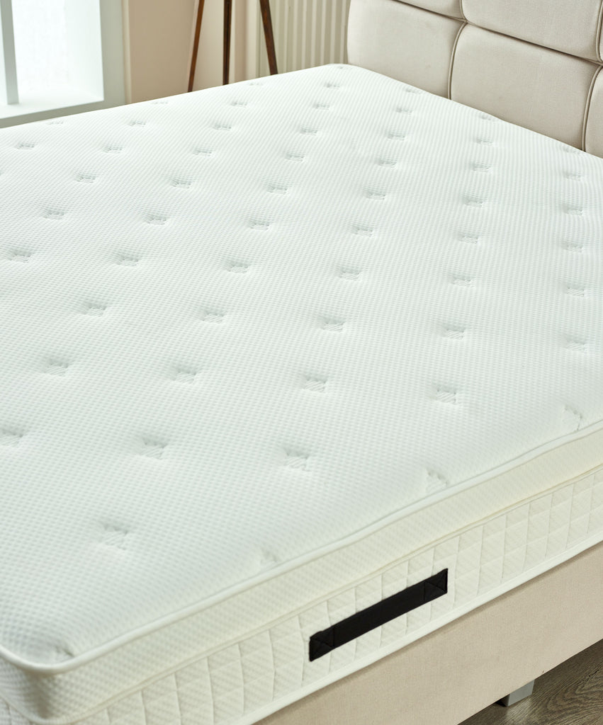 Boxspring Vida Velvet Beige 180x200