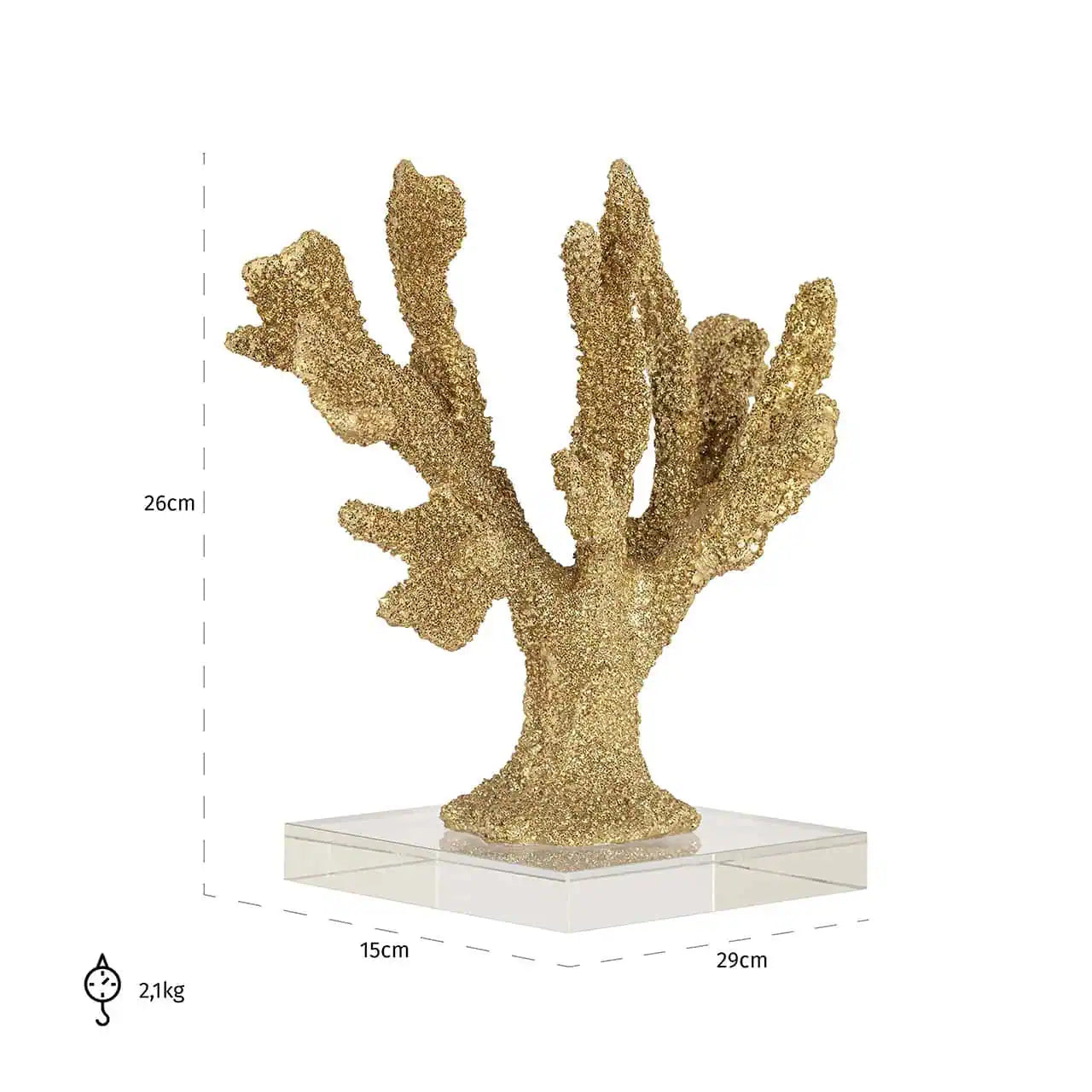 Faux koraal Mette (Gold)