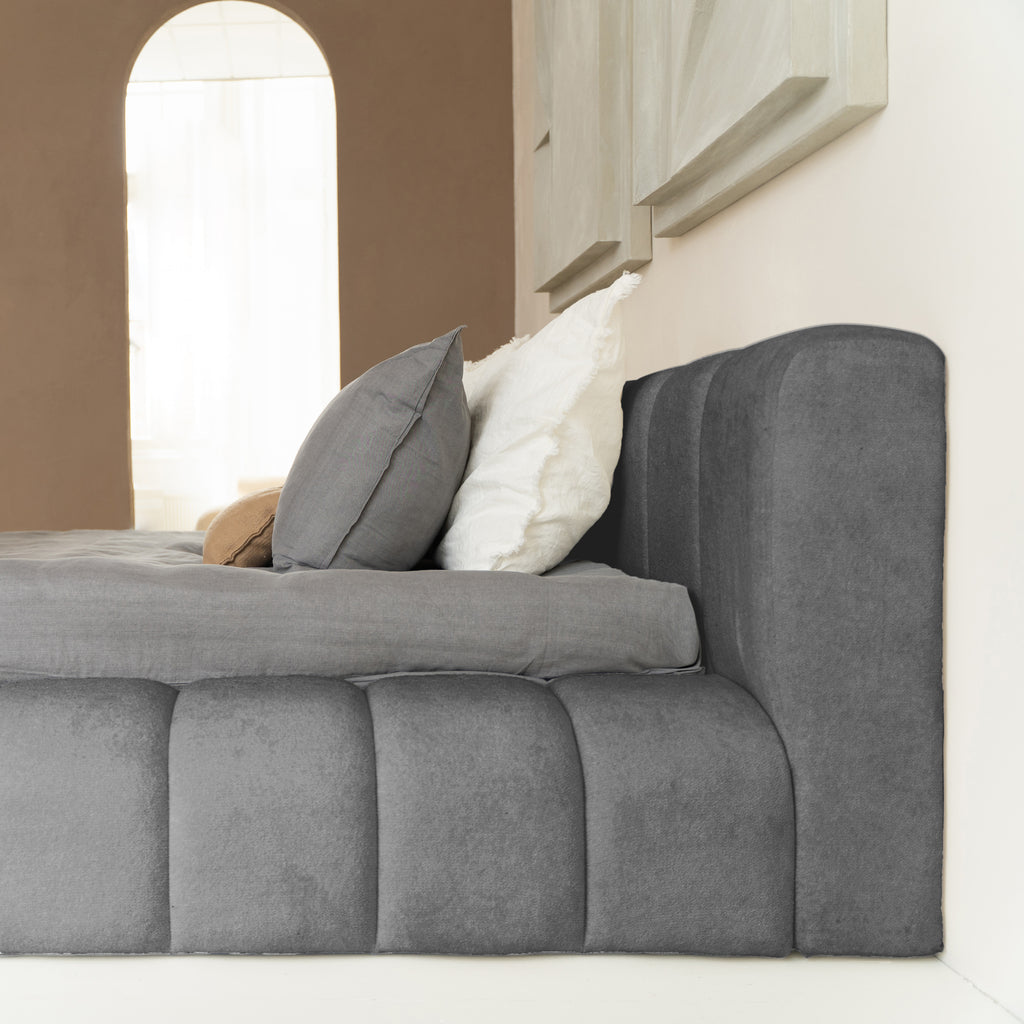 Ontwerpbed Adore Classic 160x200 Antraciet - Inclusief Matras