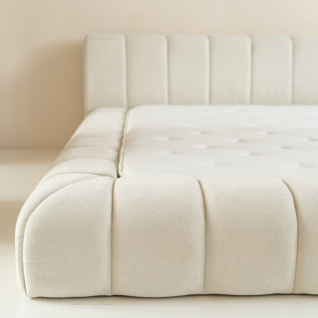 Ontwerpbed Adore Classic 160x200 Beige - Inclusief Matras