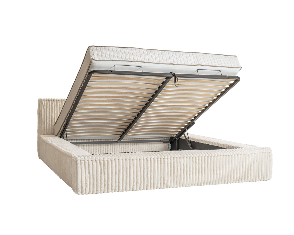 Ontwerpbed Adore Melody 140x200 Beige - Met Matras