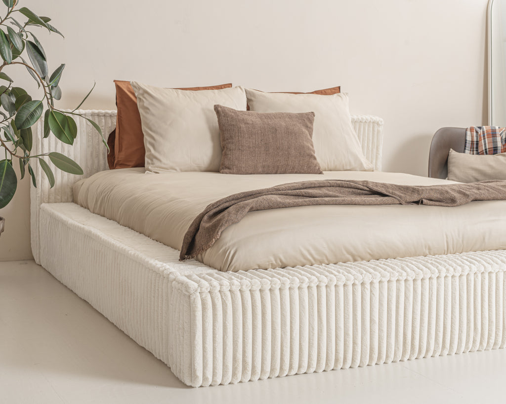 Ontwerpbed Adore Melody 160x200 Beige - Met Matras