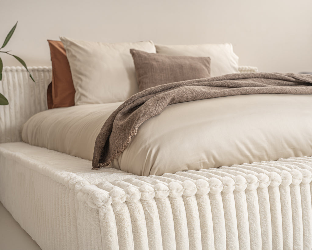 Ontwerpbed Adore Melody 160x200 Beige - Met Matras