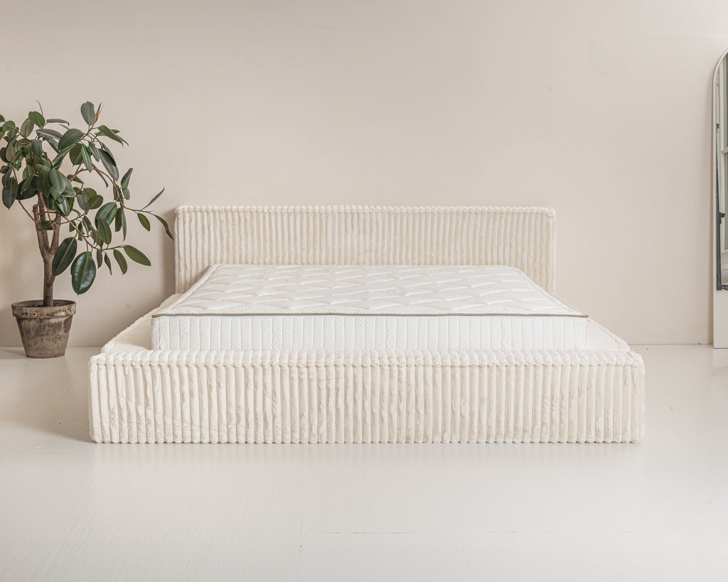 Ontwerpbed Adore Melody 160x200 Beige - Met Matras