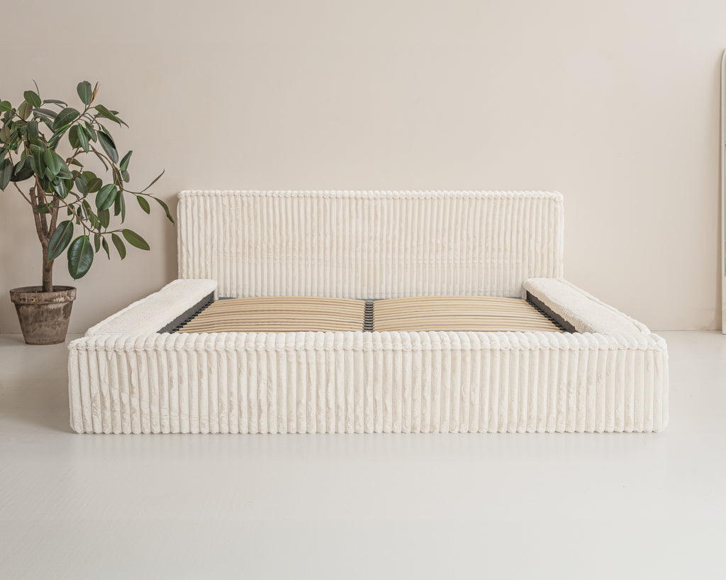 Ontwerpbed Adore Melody 160x200 Beige - Met Matras