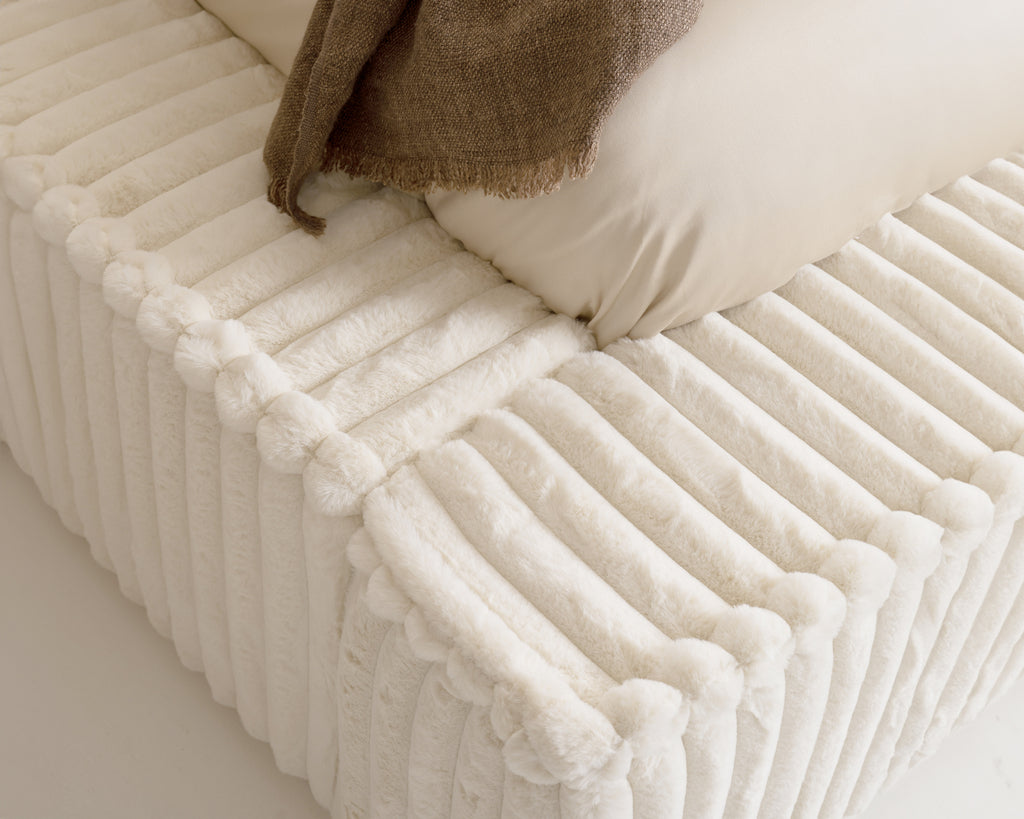 Ontwerpbed Adore Melody 160x200 Beige - Met Matras