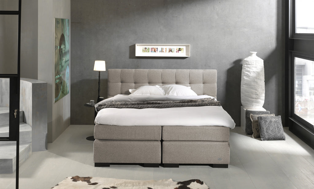 Storage box spring Birdybedd Beige 160x200