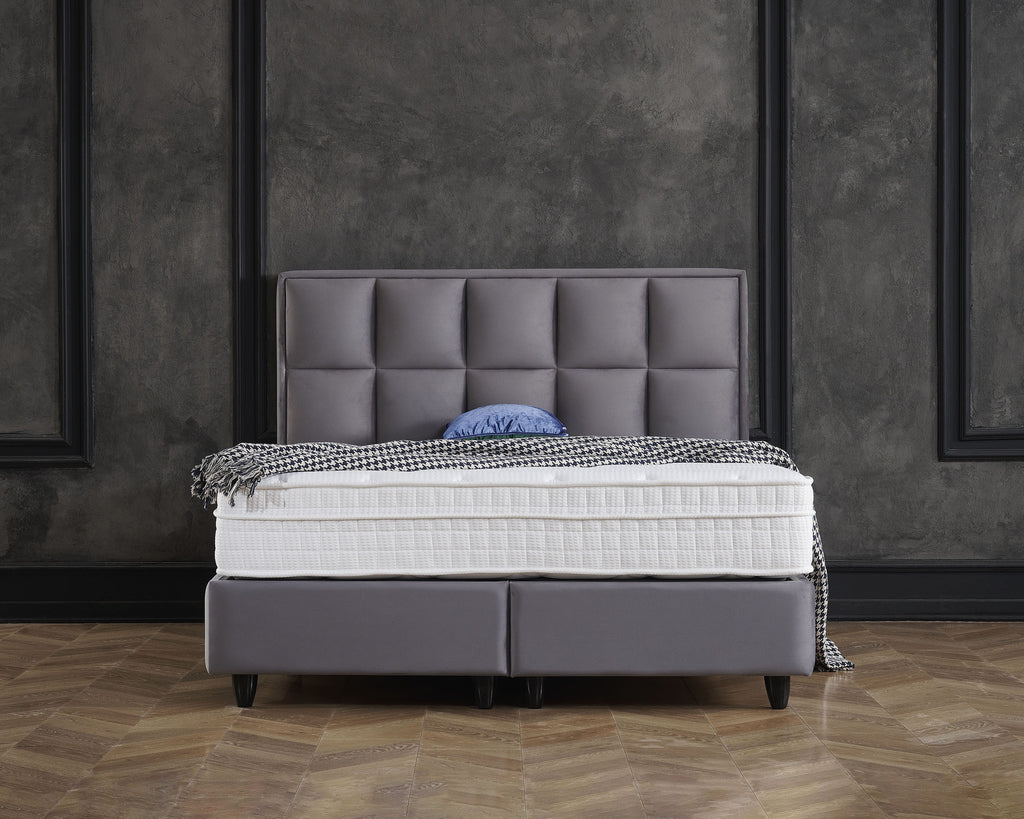 Storage Boxspring Miami Velvet Anthracite 140x200