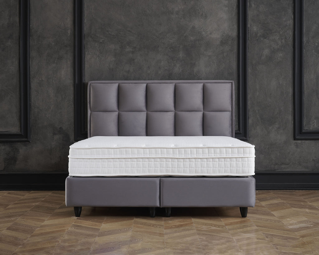 Storage Boxspring Miami Velvet Anthracite 140x200