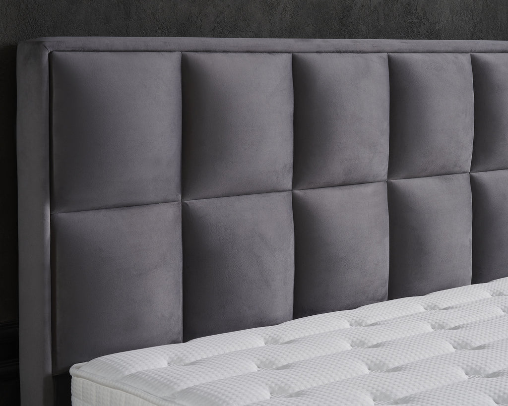 Storage Boxspring Miami Velvet Anthracite 140x200
