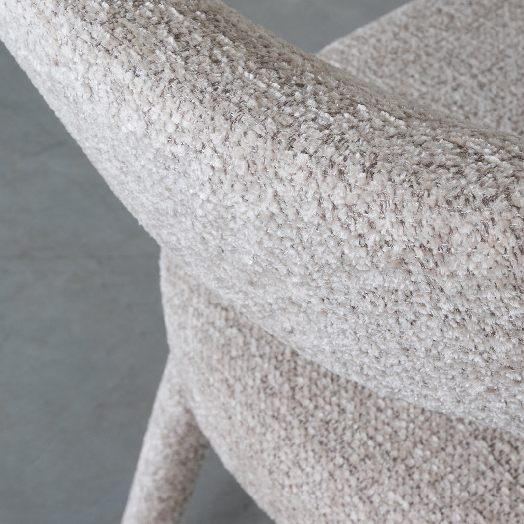 LABEL51 Eetkamerstoel Tamiko - Beige - Superb - Beige Stof