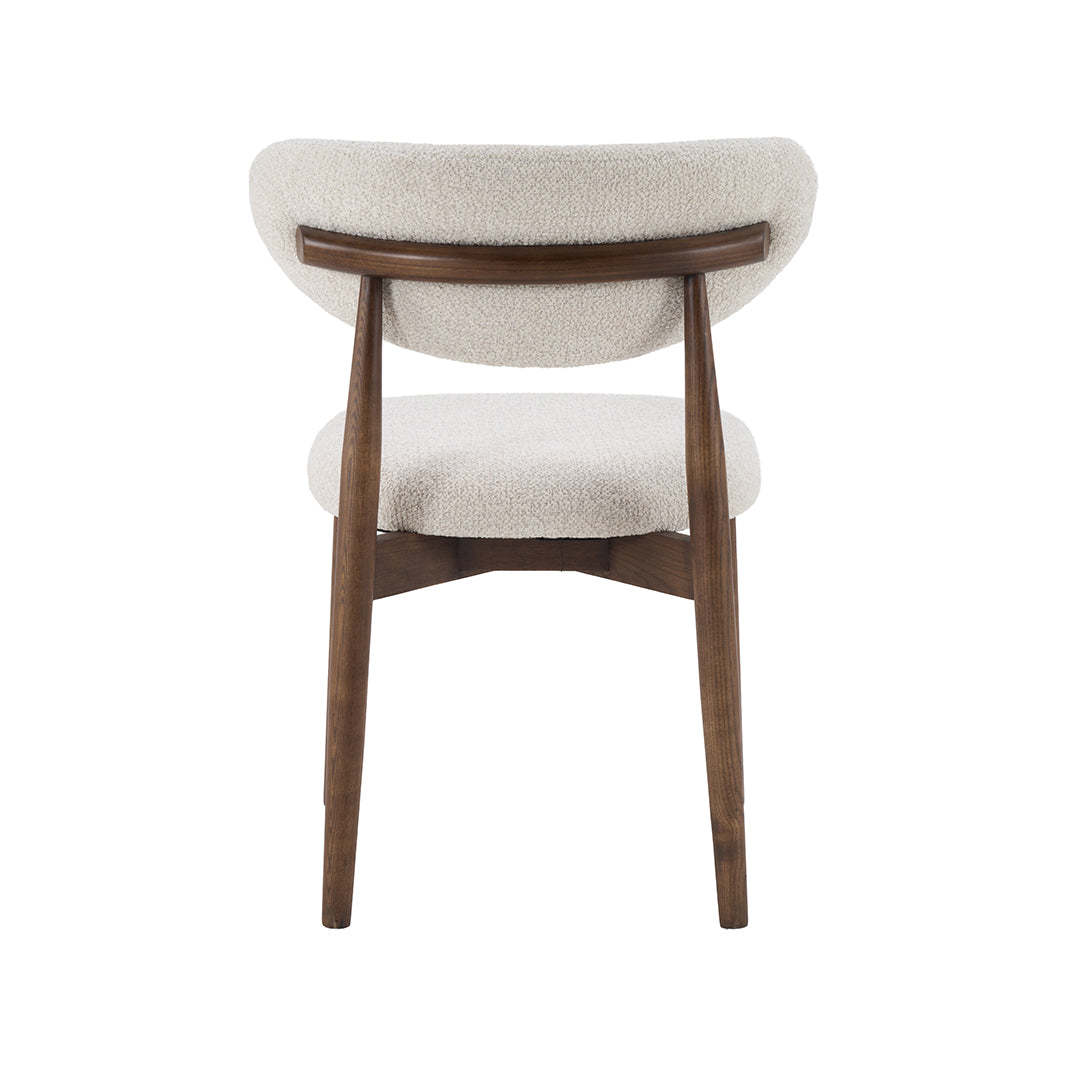 LABEL51 Eetkamerstoel Kyoto - Naturel - Superb - Walnoot Hout