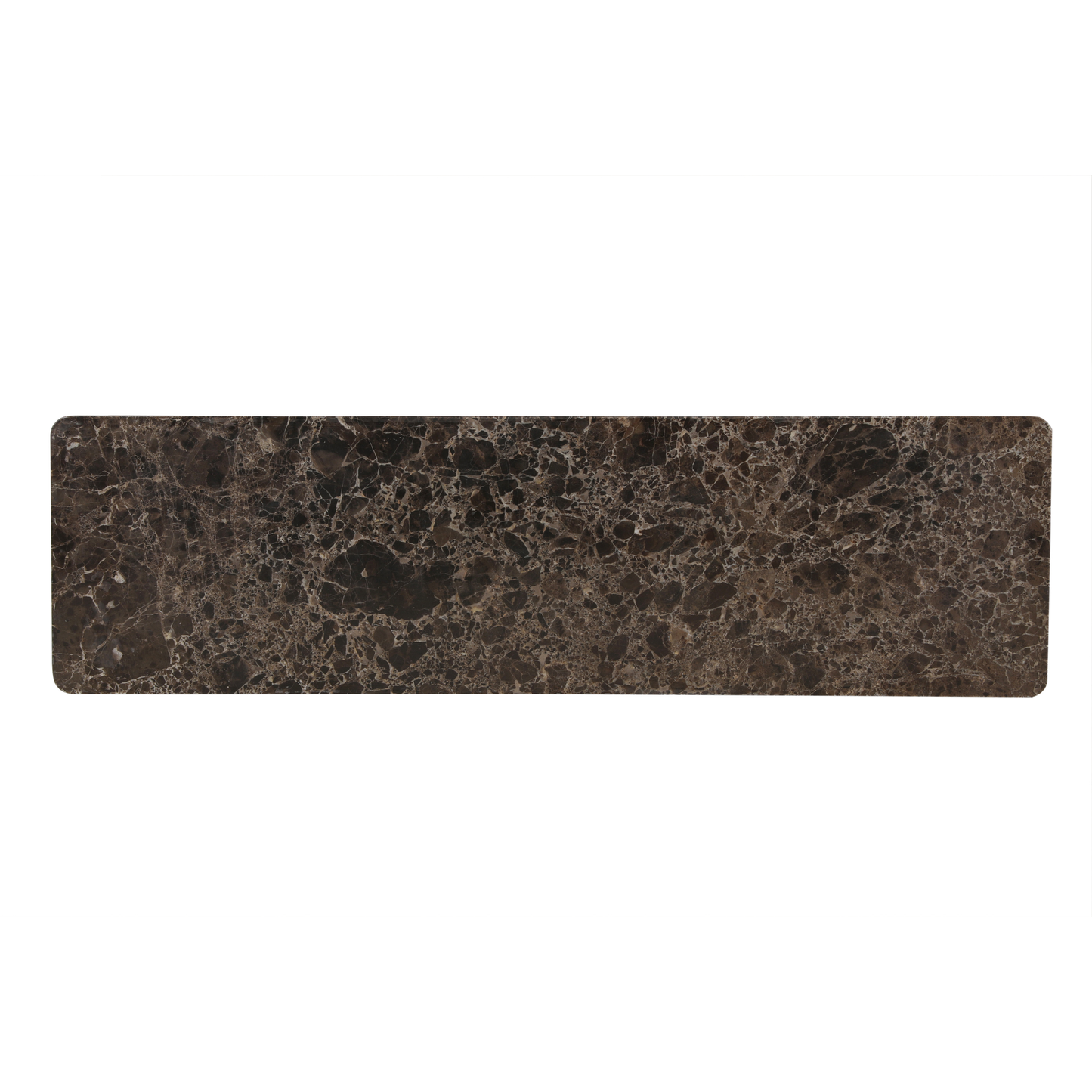 Bovenblad Tv meubel Dallas Bruin Marmer 210 cm