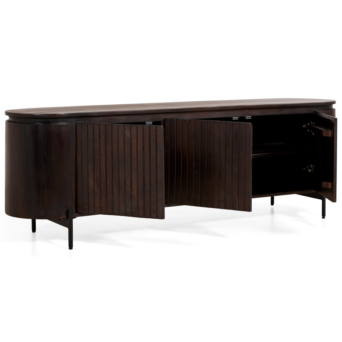 Mokka TV-Meubel Donkerbruin 175cm