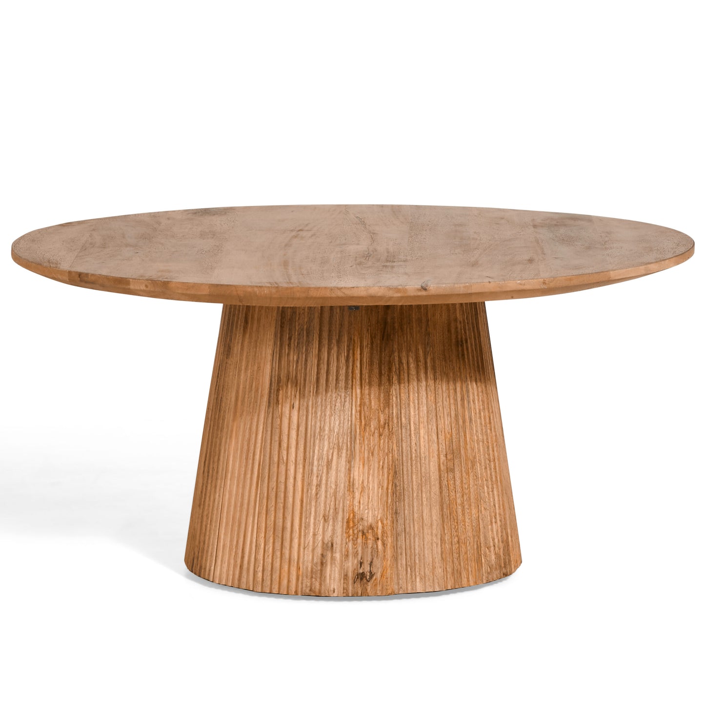Bijzet tafel 80 Ø licht bruin