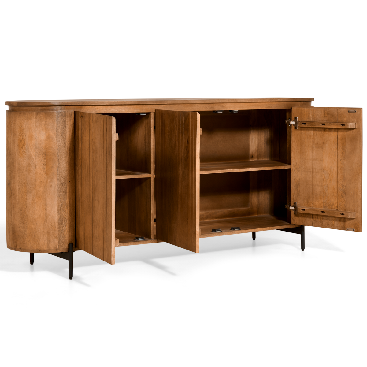 Dressoir 180x40x81 cm - licht bruin