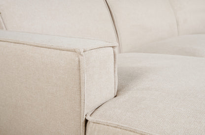 Hoekbank Kate Links - Linnen Beige