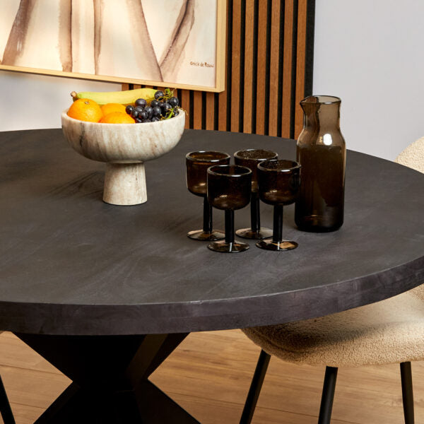 Eettafel Denver Black | Rond