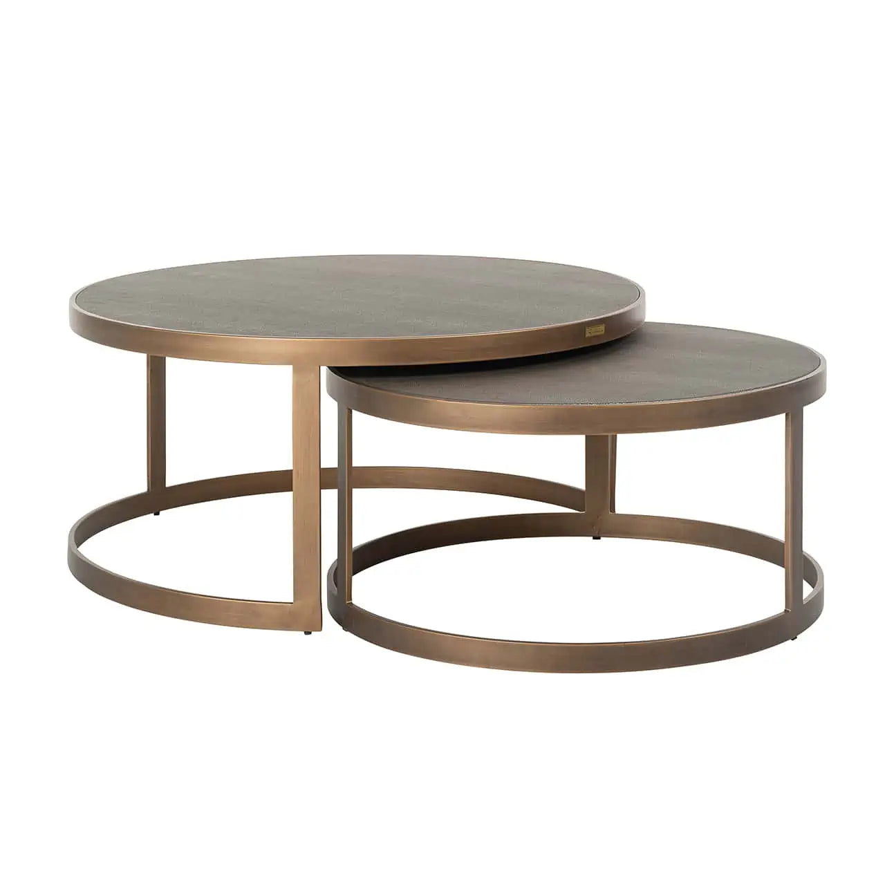 Richmond Salontafel Bloomville set van 2 (Gold)