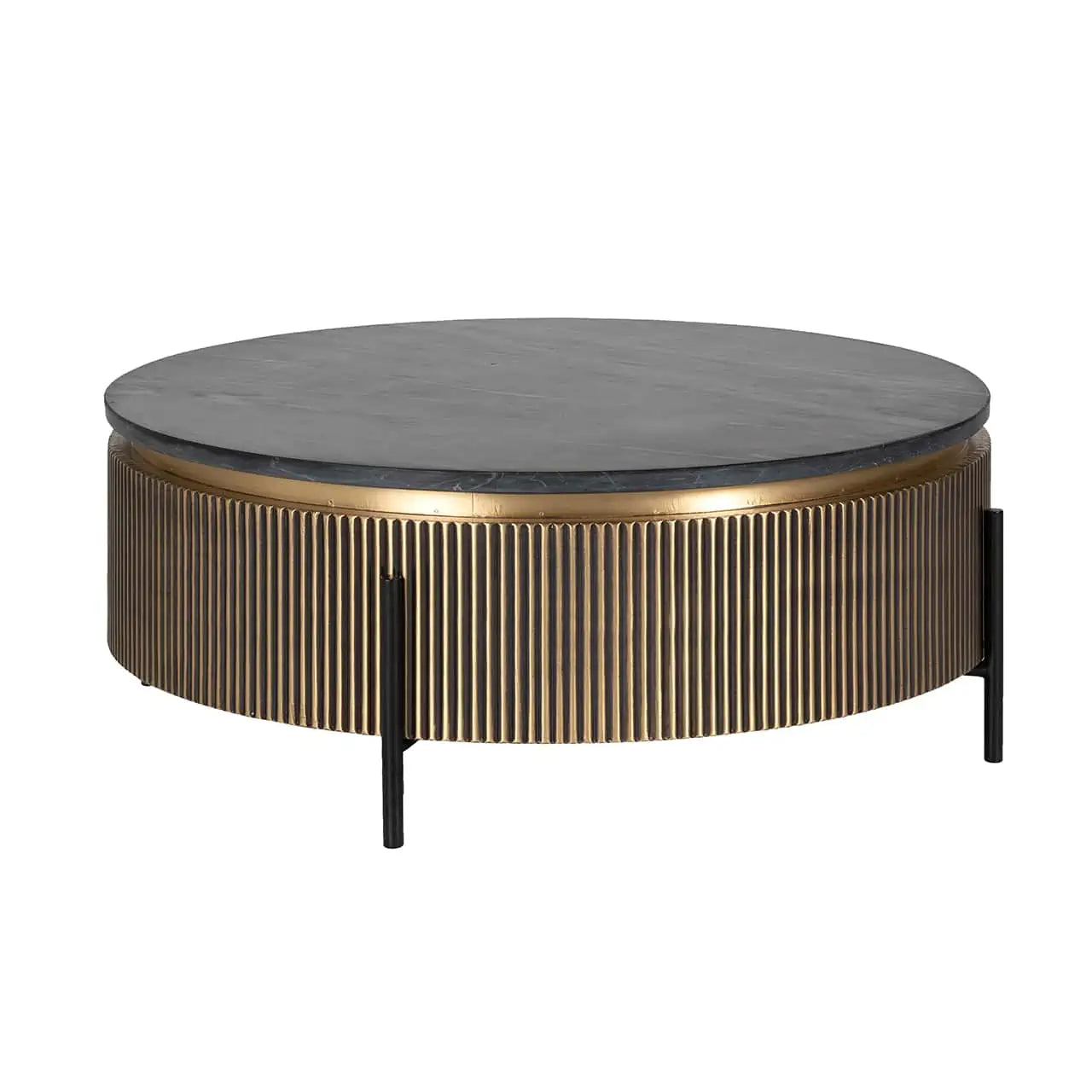 Richmond Salontafel Ironville 90Ø (Gold)