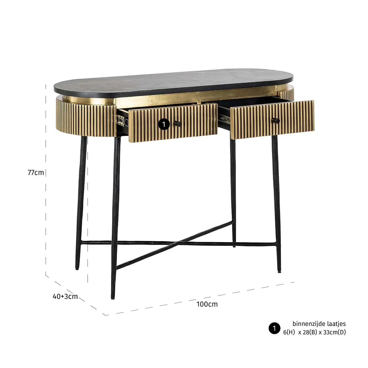 Richmond Wandtafel Ironville (Gold)