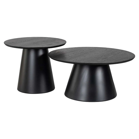 Richmond Salontafel Jazz set van 2 (Black)