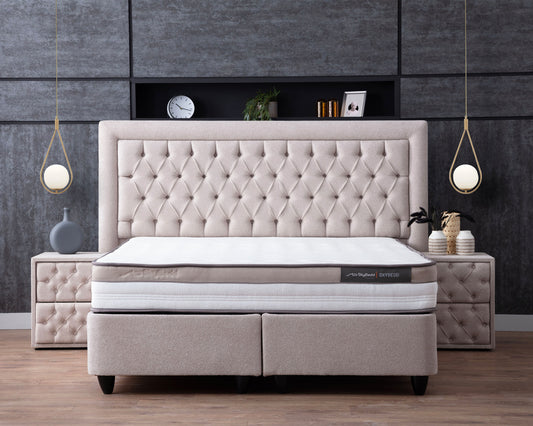 SKYBEDD ® - Boxspring met opbergruimte Oxybedd