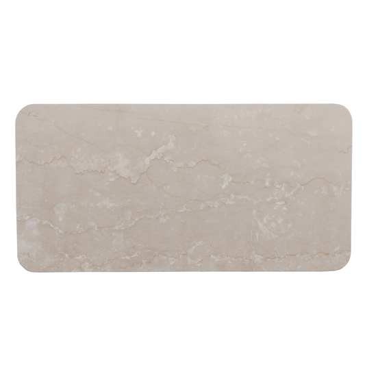 Bovenblad Boekenkast Dallas Beige  Marmer