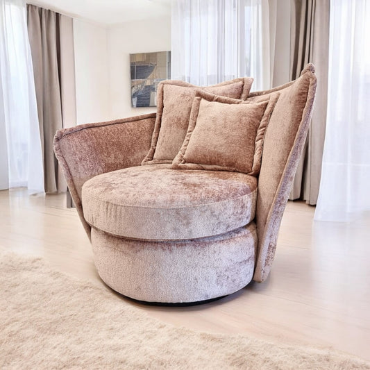 Fauteuil Lola blush pink