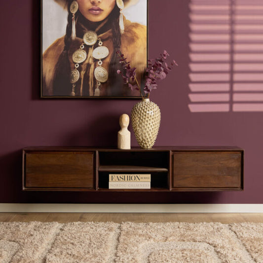 Zwevend tv meubel Ambiance Brown | div maten