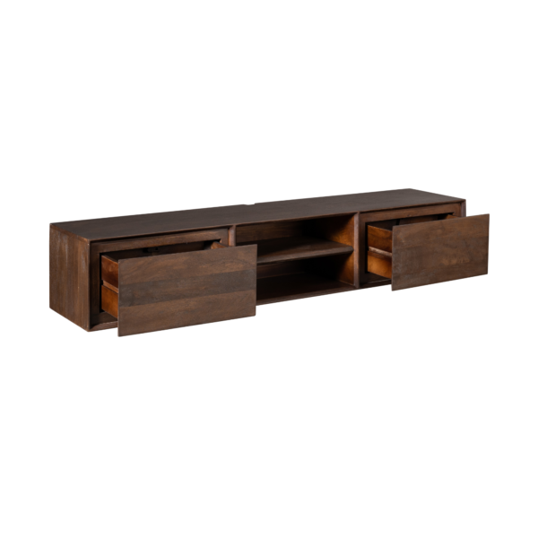 Zwevend tv meubel Ambiance Brown | div maten