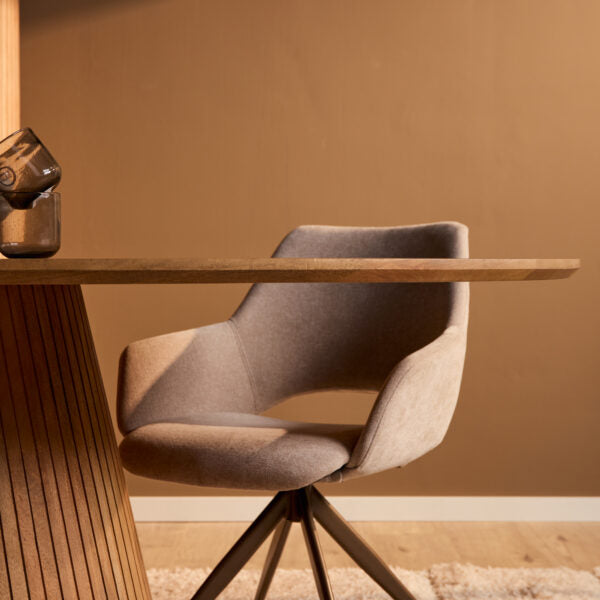 Eettafel Solana | div maten| Naturel | Ovaal