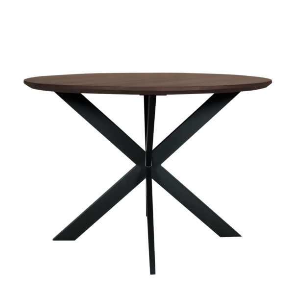 Eiken eettafel Ferris | Rond | Walnoot