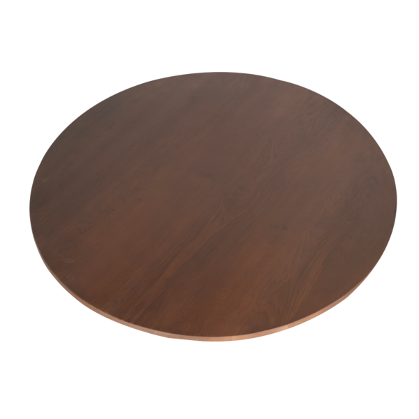 Eiken eettafel Ferris | Rond | Walnoot