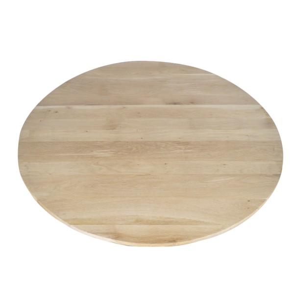 Eiken eettafel Ferris | Rond | Naturel