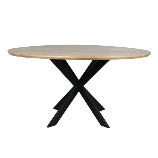 Eiken eettafel Ferris | Rond | Naturel