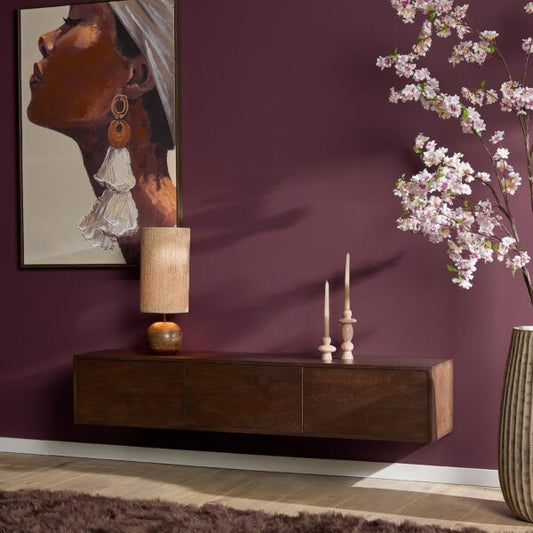 Zwevend tv meubel Vision Brown | div maten